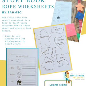 Story Rope Book Report Project Bundle